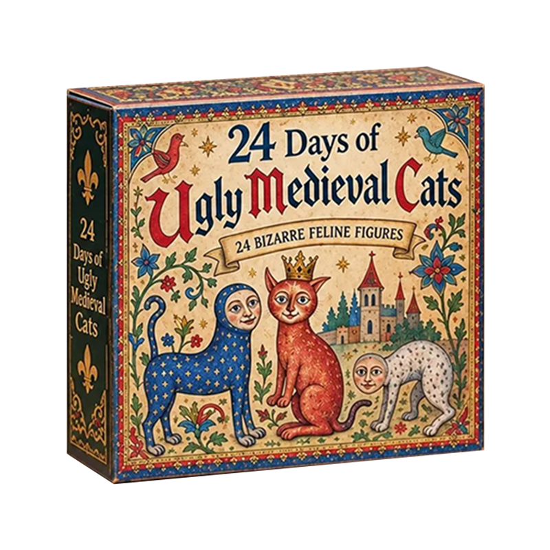 Nessally™ Ugly Medieval Cats Advent Calendar