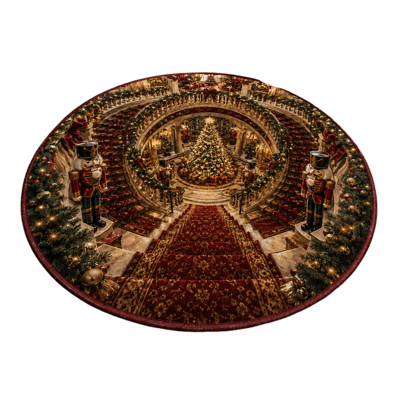 Ribili Christmas 3D Illusion Rug