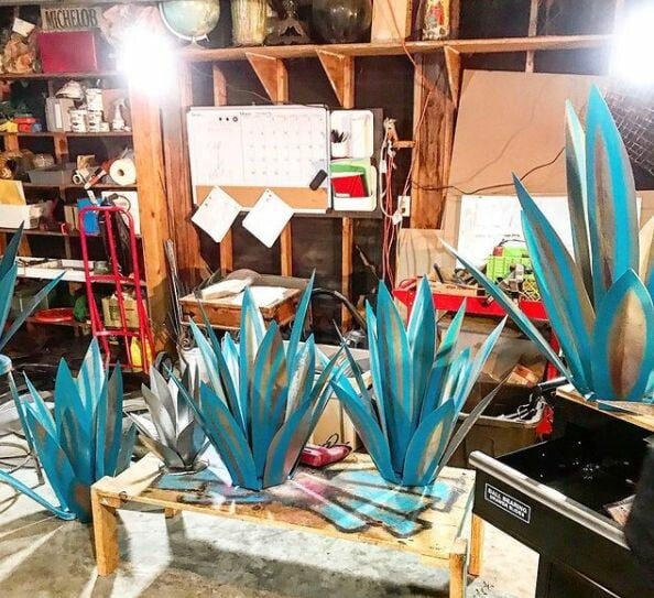 Shirem Anti-rust Metal Tequila Agave Plant