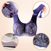 EXTRA LIFT - Ultimate Lift Stretch Full-Figure Seamless Lace Cut-Out Bra - Libiyi